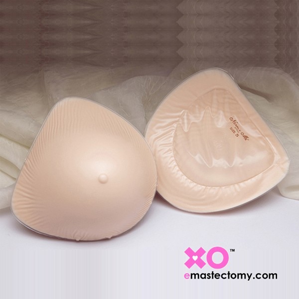 Nearly Me 355 Extra Lightweight Forms with Flowable Gel Backs Breast Form