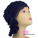 Betty Chemo Beanie Navy Ruffle