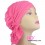 Carol Chemo Beanie Pink Ruffle