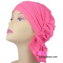 Carol Chemo Beanie Pink Ruffle