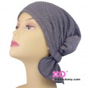 Elaine Chemo Beanie Heather Grey Quilt