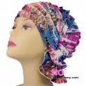 Elise Chemo Beanie Floral Fall Ruffle