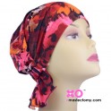 Jean Chemo Beanie Red Floral Print