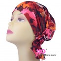 Jean Chemo Beanie Red Floral Print