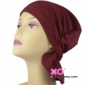 Josephine Chemo Beanie Redquilt