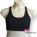 Pocketed Mastectomy Exercise Bra - Cotton/Lycra