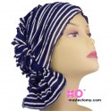 Nikki Chemo Beanie Navy/White Ruffle