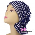 Nikki Chemo Beanie Navy/White Ruffle