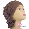 Sara Chemo Beanie Mocha Ruffle