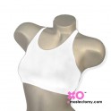 Pocketed Swim and Leisure Mastectomy Bra With Sewn-In Bra Cups - Nylon/Lycra