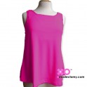 Queen Size Cotton Mastectomy Tank Top With Built-In Pocketed Shelf Bra.