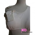 Post-surgical camisole with soft form and drainage pouches